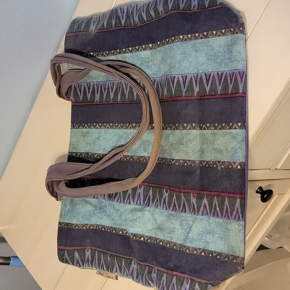 ✨Vintage Laurel Burch Indigo Mares Tote Bag✨ Sequins & Horse Magic! - Picture 9 of 11